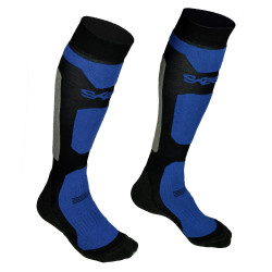 Paire de Chaussettes Moto - Spa (Bleue)